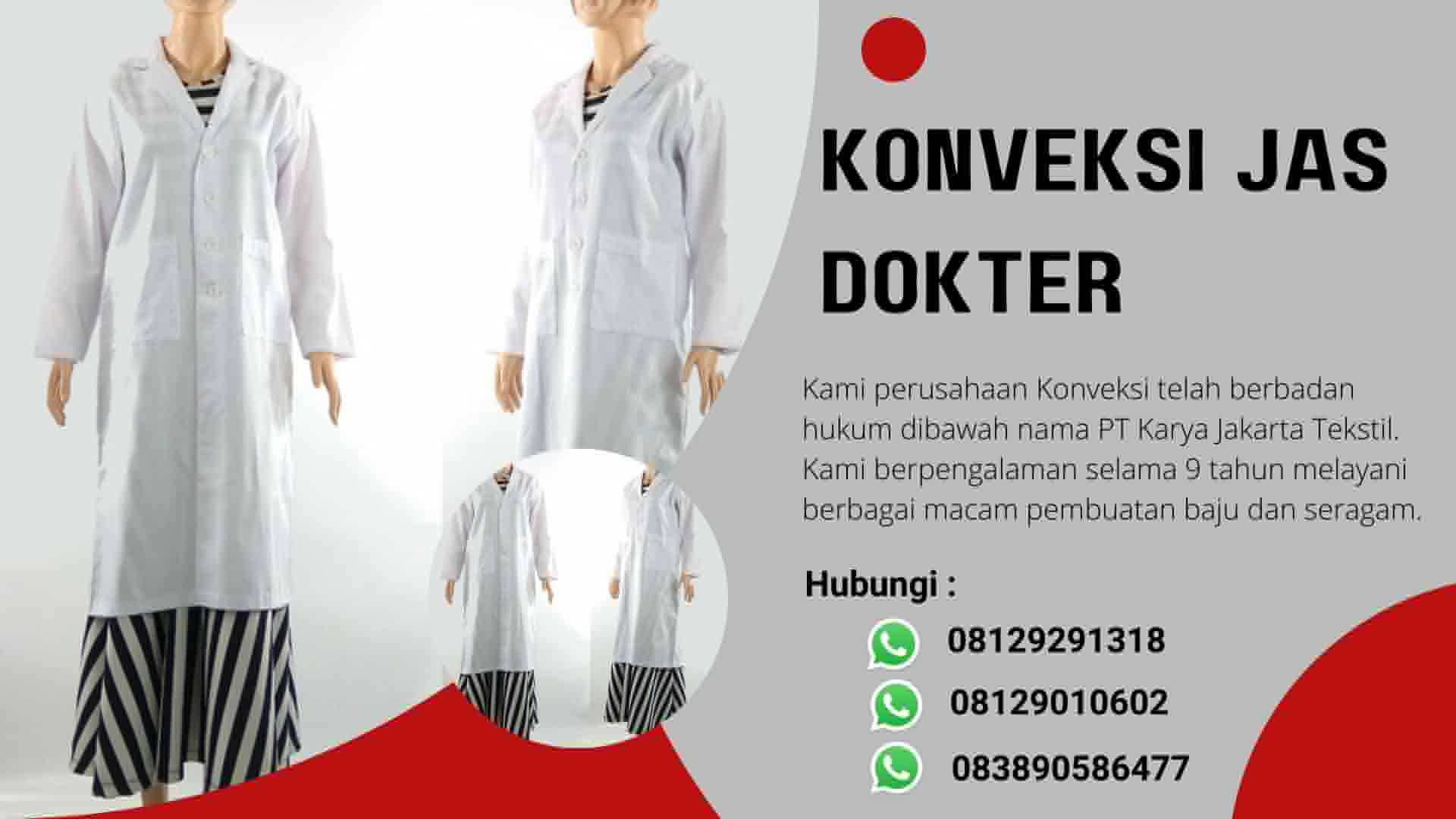 Penawaran Terbatas Harga Istimewa Konveksi Jas Dokter Berkualitas di Jakarta, Hubungi WA 08129291318