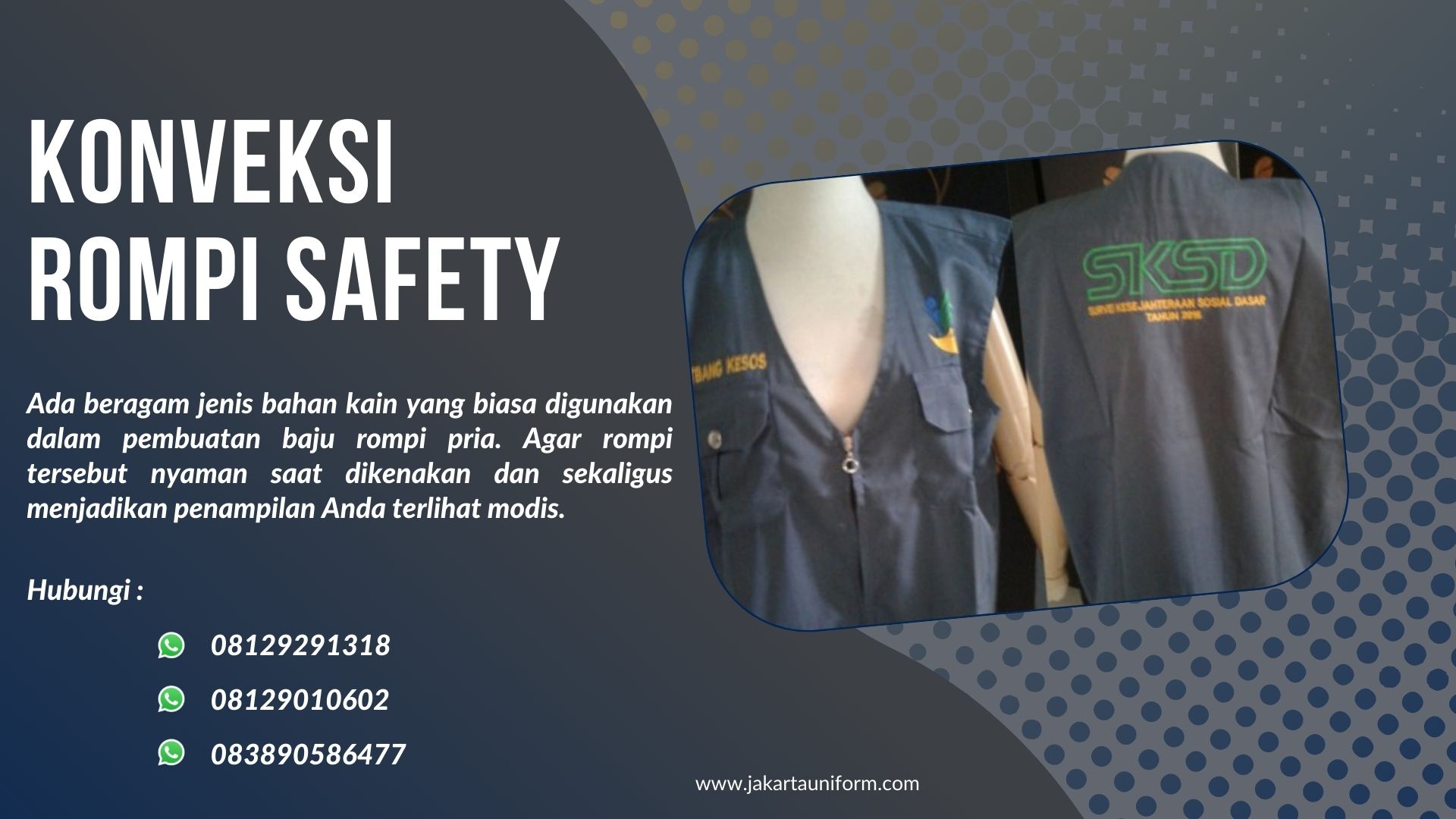 Jasa Konveksi Rompi Safety