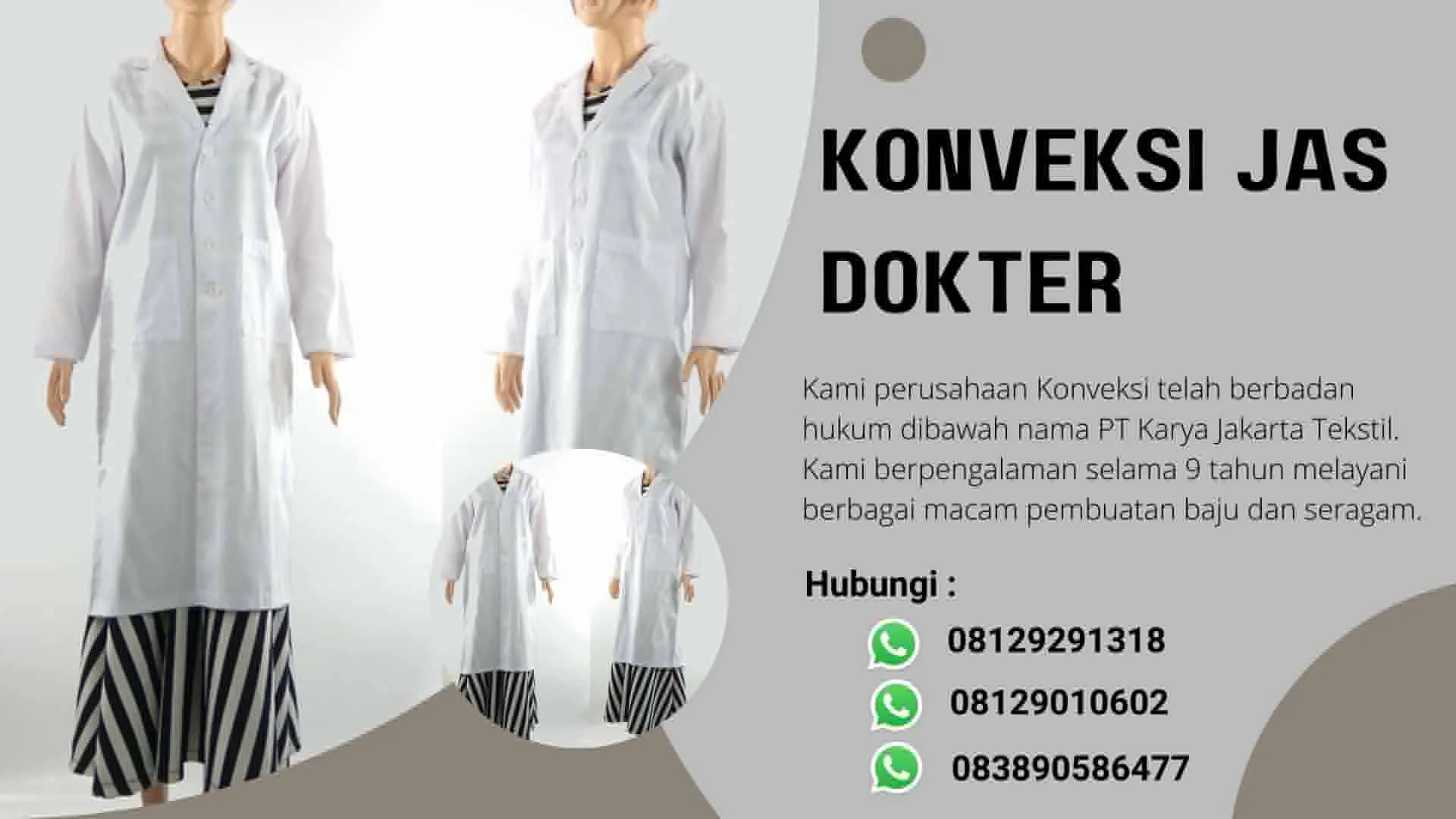 Jasa Konveksi Jas Dokter