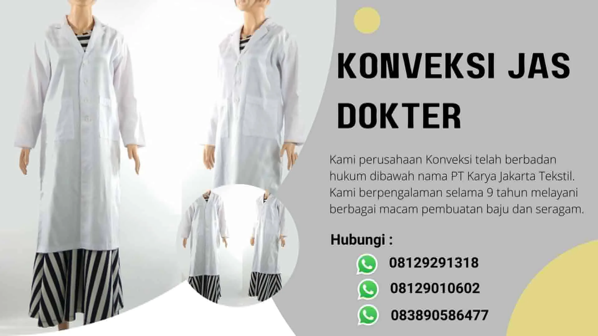 Pabrik Jas Dokter Terbaik Harga Grosir Istimewa di Tapanuli Tengah