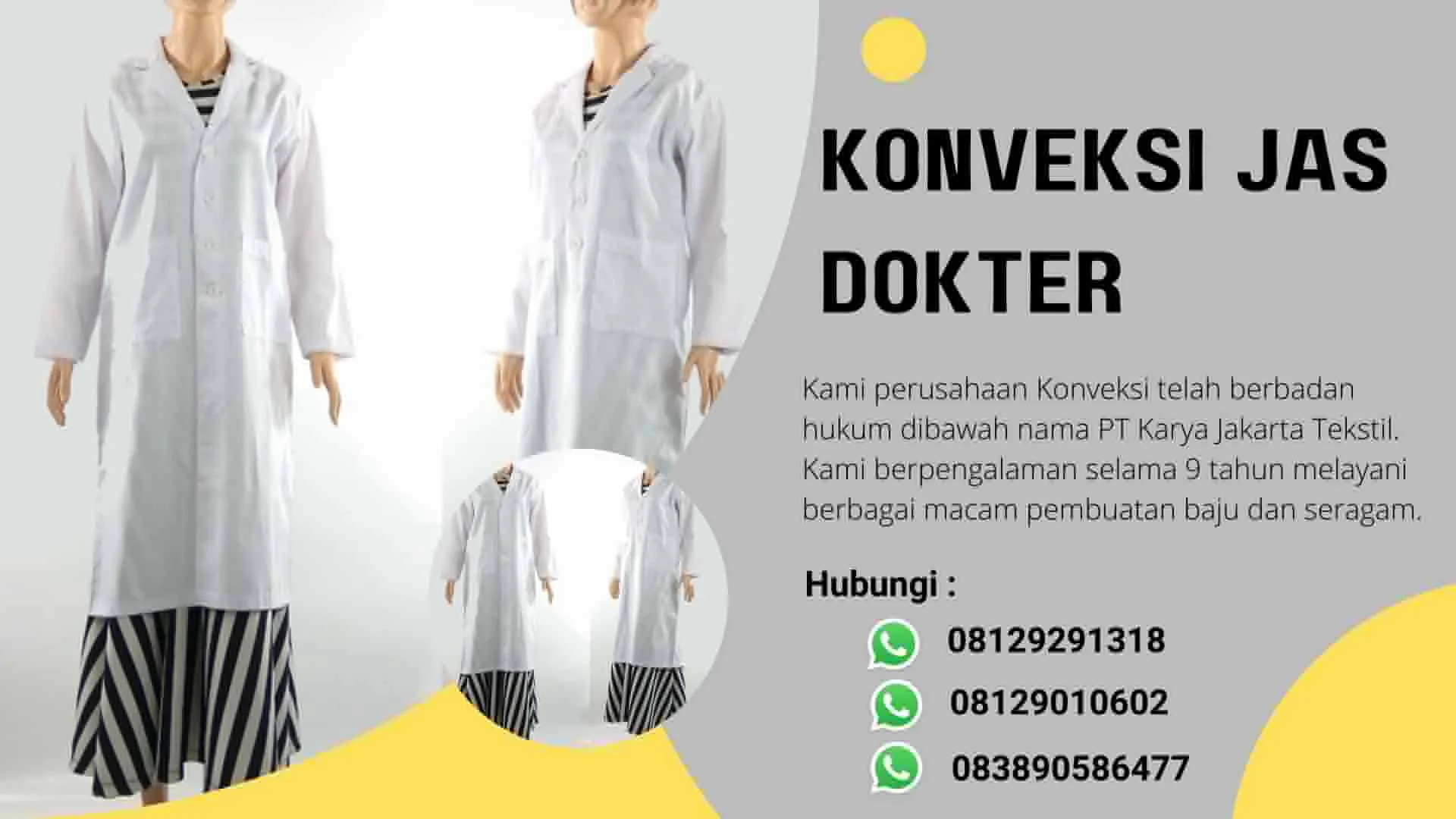 Konveksi Jas Dokter Eksklusif Solusi Identitas Klinik Profesional di Ciamis