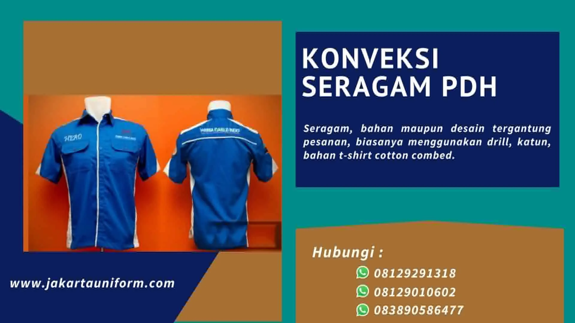 Konveksi Seragam PDH