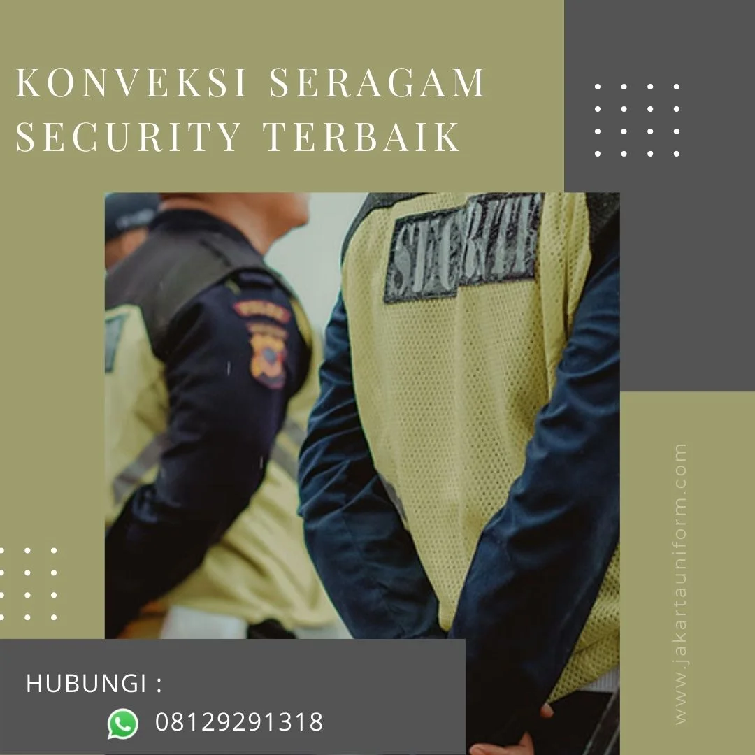 Jasa Konveksi Seragam Security di Boyolali